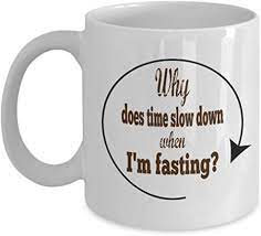 Amazon.com: Funny Fasting Coffee Mug Gift Intermittent Fasting Keto Diet Fast: Kitchen & Dining